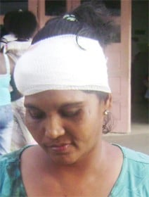 Amintra Singh following her discharge from the GPH yesterday. 