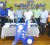 Minister of Sport Dr. Frank Anthony (fifth from left) being flanked by other members of his ministry and representatives from GT&T including Marketing Manager Wystan Robertson (third from left) and other sub sponsors of the lucrative 10/10 softball tournament.