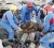 Russian rescuers carry an earthquake victim in Port-au-Prince yesterday. REUTERS/Tatyana Makeyeva