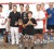Respective winners of the various categories pose for this Aubrey Crawford photo at the closing of the Bounty Farm Handicap Squash tournament at the Georgetown club Saturday night.