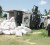 This truck, laden with seed paddy was heading to Vonbetter in the Blairmont backdam when the driver lost control as it was approaching the turn at D’ Edward Village, West Berbice around 1 pm. The truck skidded and ended up on its side. The driver and the porter, who gave his name as Bharrat, 28, escaped with minor injuries. The truck belongs to rice farmer, Prem Dookie of Cane Grove, Mahaica.