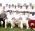 The winning combination! The victorious Demerara Under-19 team poses with President Bissondial Singh, sitting at left, strike bowler Amir Khan (second from right sitting). Also in the photo are Quincy Ovid-Richardson (second right standing in front row), who top scored with 56 and Kwame Crosse, third from left, front row. (Orlando Charles photo)  