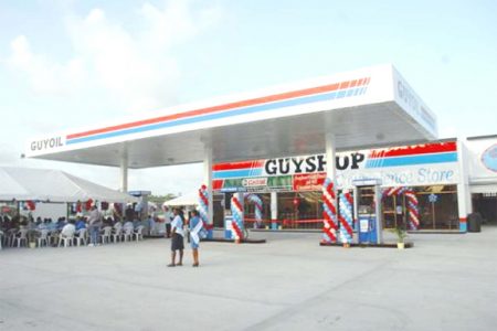 The spanking new $170 million Guyoil Service Station at Diamond, East Bank Demerara