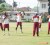 Working out the kinks! A portion of the WI team caught practicing yesterday at GCC ground. (Orlando Charles photo)