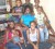 Mother Avis Kendall of Turkeyen, East Coast Demerara, with her six children. Seated on chair arm from left to right are Arlene, 17; Meshak, 14; Alicia, 18; and Makleba, 8. Seated on the floor are Diann, 22 with Akeeia, and Jennifer, 20. (Photo by Jules Gibson)