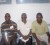 Sitting from left to right are: Paul Cottom,  Owren Case and Robert Weekes