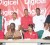 Athletes (from left) Rupert Perry, Stacy Wilson, Neisa Allen, Patrick King, and Philip Drayton pose with AAG and Digicel officials (from left) Dwayne Scott,  Colin Boyce, Shonnet Moore, and Lyndon Wilson. 