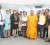 Minister of Human Services and Social Security, Priya Manickchand (fourth from left) flanked by representatives of the Guyana Bank for Trade and Industry (GBTI) and the beneficiaries of the WOW programme. (GINA photo)  