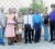 Academic success: Eight Plaisance children were yesterday recognised for outstanding academic performances. From second from left are Paige Carter, Ariana Carvalhal, Alicia Fraser, Jeremiah Duncan, Shivanie Ragubir, Joshua Ferdinand, Aisha Miller and Allana Gittens. The Awardees are flanked by Noel Campbell, member of the Plaisance Development Committee, New York (left) and musician Eddy Grant.