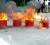 The seized cocaine and marijuana being destroyed during a Customs Anti-Narcotic Unit (CANU) exercise on Monday. (GINA photo)