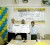Glen Khan CEO of Laparkan, GTU President Colin Bynoe and Education Minister Shaik Baksh pose with the cheque for the teacher-of-the year award