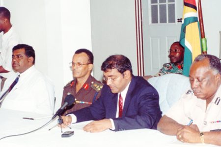 The President promulgates his counter-crime plan in 2002
