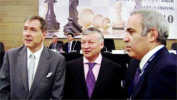 Garry Kasparov and Kirsan Ilyumzhinov – FIDE president candidates