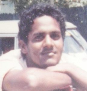 Deochand Sirkissoon in younger days.