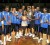 True Champions... The Young Achievers volleyball team pose with their trophies after winning the True Champions Volleyball Tournament, Saturday night at the Cliff Anderson Sports Hall.