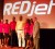 Barbadian Minister of Tourism, Richard Sealy (centre) and REDjet Chairman/ Chief Executive Officer Ian Burns (right) standing with staff at the launching of the new low fare carrier on Saturday