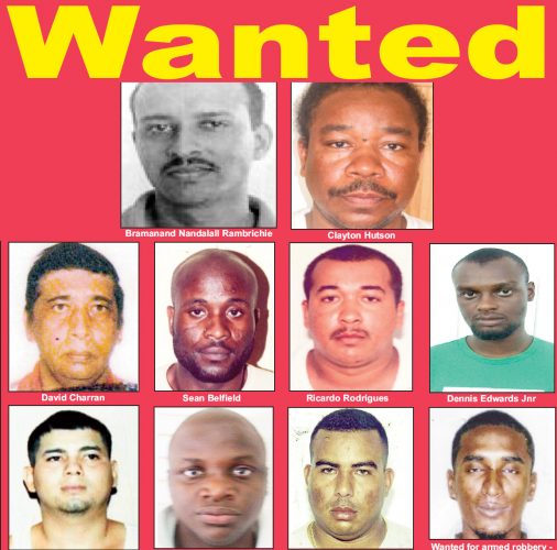 Wanted... Police seeking nine over murder - Stabroek News