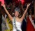 18 year old Miss USA Alexandria Mills celebrates after she won the Miss World 2010 title in Sanya, on the Chinese island of Hainan. -- PHOTO: REUTERS