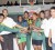 The Captains of Guyana’s Inter-Guiana Games teams pose with Minister of Culture, Youth and Sport Dr. Frank Anthony and their overall second place trophy.