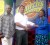  Directors of the Kashif and Shanghai Organization, Kashif Muhammad (centre) and Aubrey Major (left) receive the sponsorship cheque from Director of Training Dawn Braithwaite on Monday at the company’s Camp Street location.