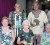 THE HONOREES: Andrea Peirce, sister of Tony Cozier, Harold Hoyte, Dame Olga Lopes-Seale, Gordon Brooks and Marvo Manning. (Barbados Nation photo)