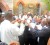 Relatives and close associates of Winston Murray about to release doves following the funeral service in Leguan. (See page 3)