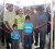 Anil and Andrea Arjune (left) look on as two of their three sons; Bryan and Brandon cut the ribbon to declare the business open. Also in photo are Faizal Jaffarally and Regional Chairman Harrinarine Baldeo.
