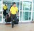 Guyana captain Ramnaresh Sarwan walks out of the Piarco International Airport yesterday morning.