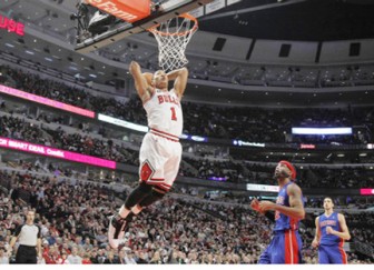 Derrick Rose Alley-Oop: Bulls Star Throws Down Monstrous Dunk Against  Pistons (VIDEO)
