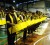 The Queen’s College Steel Orchestra competing at the Mashramani Pan-O-Rama at the Cliff Anderson Sports Hall yesterday. 