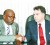 Jack Warner and George Nicholas (Trinidad Guardian photo)