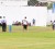 Action got underway in GT&T’s 10/10 tournament at the Everest Cricket Club ground. (Orlando Charles photo)