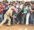 A policeman uses a bamboo stick to move men back into a queue for tickets for the India and England Group B cricket World Cup match at the M. Chinnaswamy Stadium in Bangalore yesterday. Thousands of fans who had camped outside the stadium to buy just 4,000 tickets for Sunday's World Cup showdown between India and England clashed with police, local media reported. REUTERS/Philip Brown