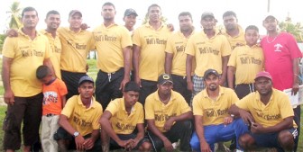 Wolf Warriors pose after winning the West Coast finals.