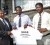 From left, Treasurer Leakh Bhoge, President John Mootooveren and Vice President Bhisham Nandalall pose for a portrait in front of the Guyanese American Association of Schenectady building Monday at 1001 State St. (Daily Gazette.Com photo)