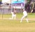 One of GYO’s batsmen during a stroke in the final overs of the game.   