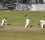 Mark Robe pulls during his unbeaten innings yesterday at the Demerara Cricket Club (DCC) ground. (Orlando Charles photo)