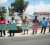 The Cane Grove residents protesting on Friday