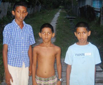 The grandsons of Lilawattie Lakhan