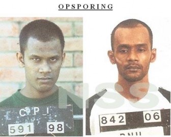 Poeran Gopi (left), 32, and Ricky Sardjoe, 33, 