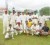 The winning Diamond Cricket Club side led by skipper Terrence Sukhu (front row center) poses yesterday after their victory.