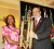 In picture Guyana’s Euleeen Josiah-Tanner receives her trophy from president of the Republic of Suriname Desi Bouterse.
