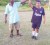  Waramadong Secondary goal-scoring hero Tyson McNaughton poses with an exuberant fan.  