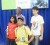 At the Sagicor Open Junior Chess Championships in Barbados: From left in front row are Jessica Clementson and Rashad Hussain. At back from left are Wendell Meusa and Joshua Pedro.