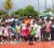 Some of the participants at the conclusion of the Guyana Lawn Tennis Association camp which ended on Friday.