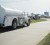 The Air Services Limited fuel truck parked in front of the gates leading to the Ogle Municipal Airport yesterday.