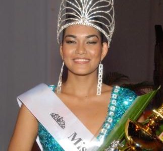 Arti Cameron after she was crowned