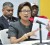 PM Kamla Persad-Bissessar at yesterday's press conference