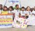 Marian Nursery students presenting their peace posters. (Photo by Megan de Haas)