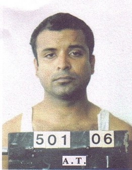 Roger Khan after his arrest in Suriname (SN file photo)